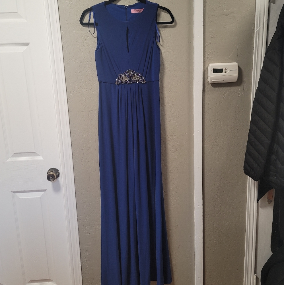 Royal blue formal dress